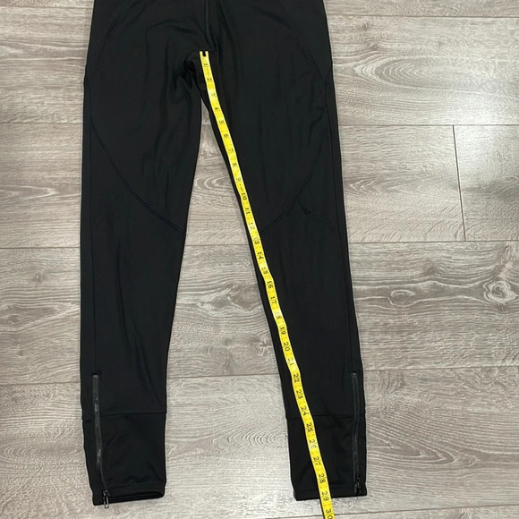 Victoria’s Secret PINK Ultimate Zip Ankle Black Leggings M - Picture 9 of 15